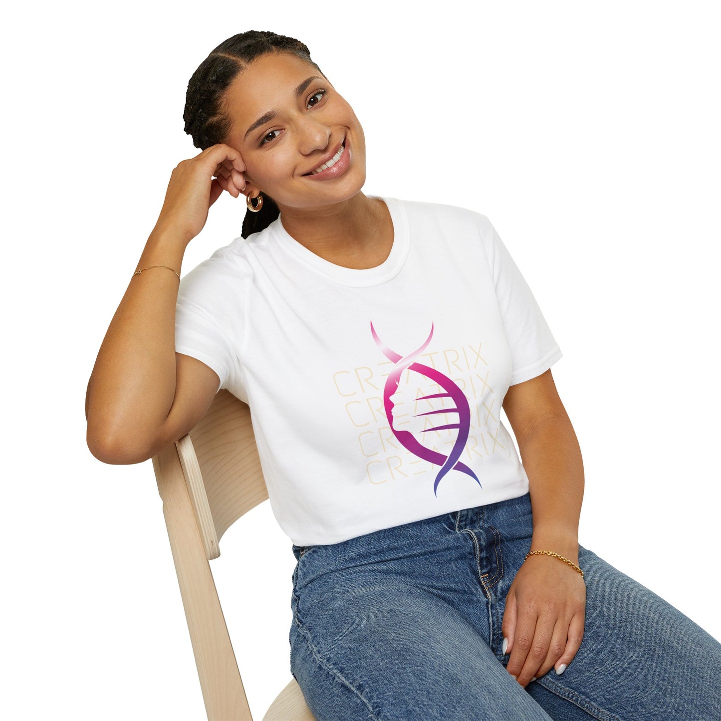 CREATRIX®, HER WAY BACK TO WHOLENESS TSHIRT with Creatrix logo on front