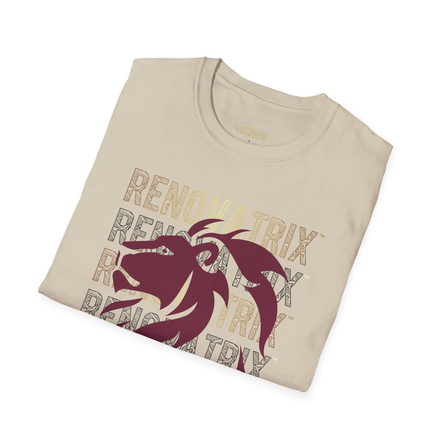 RENOVATRIX™ HIS WAY BACK TO WHOLENESS TSHIRT Blue Lion on Front