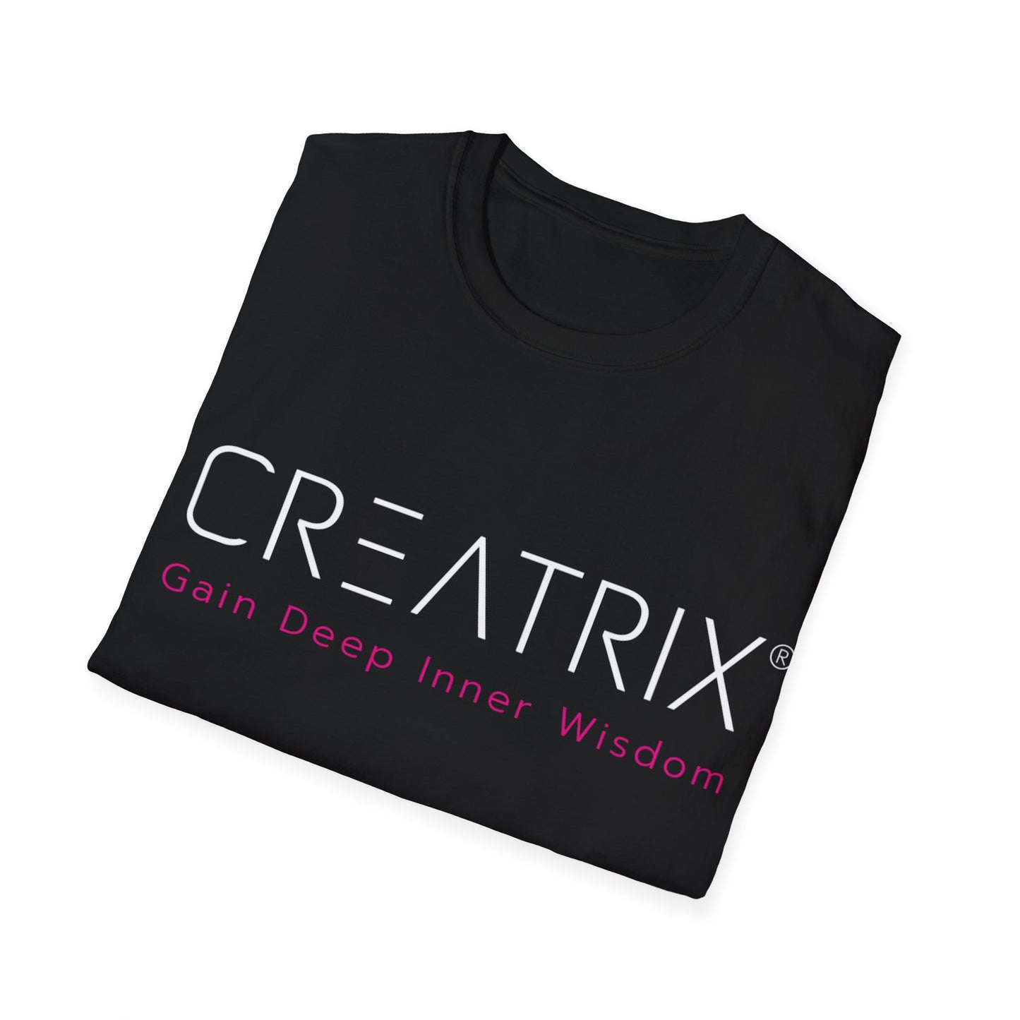 'CREATRIX® Gain Deep Inner Wisdom' White Printed Soft T-Shirt