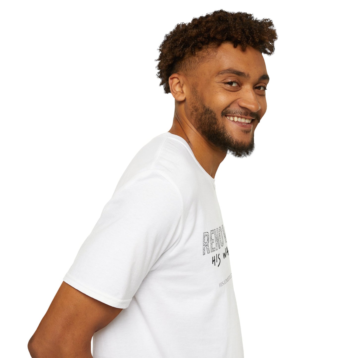 RENOVATRIX™ His Way Back White Unisex Tshirt