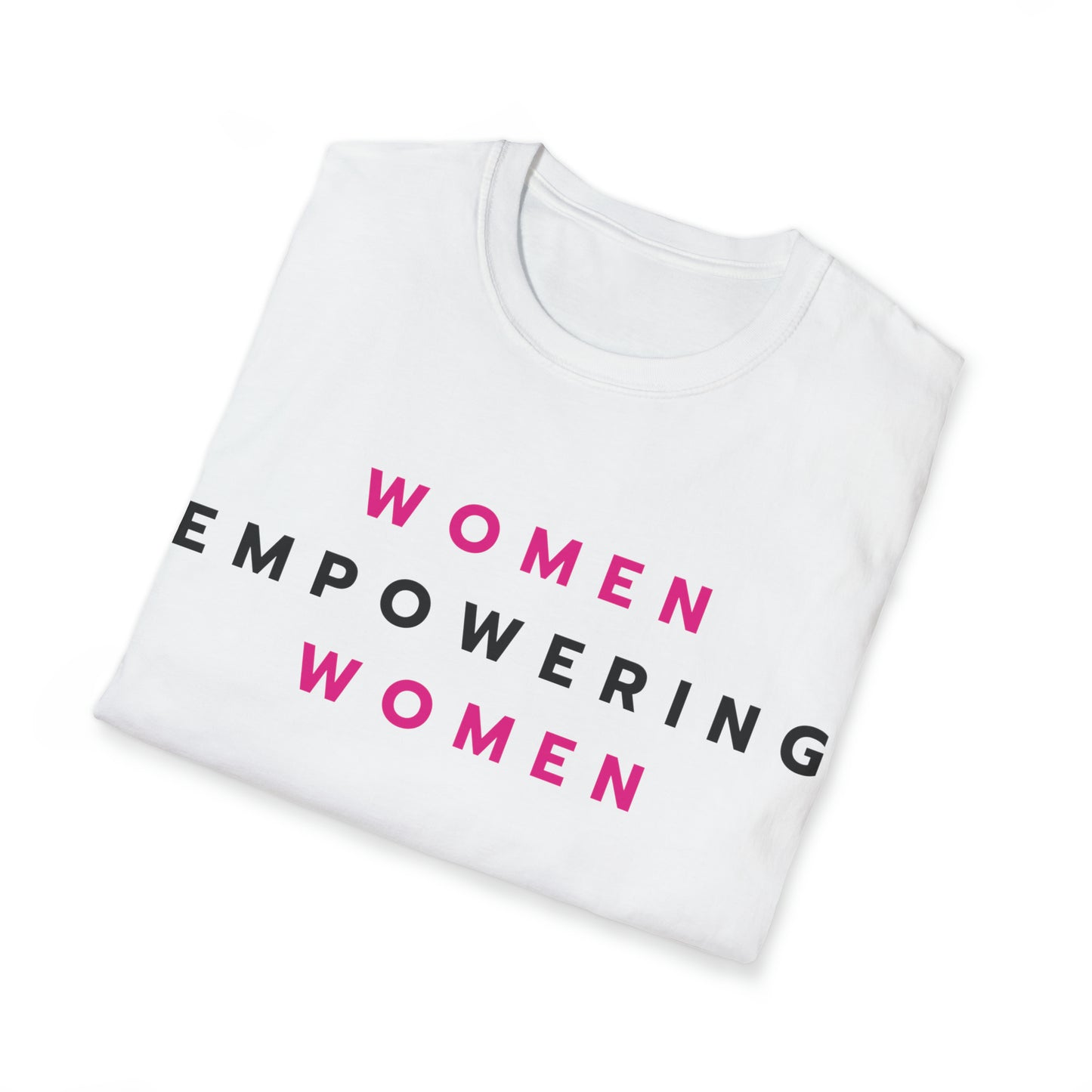 WOMEN EMPOWERING WOMEN' Printed Relaxed, Soft T-Shirt