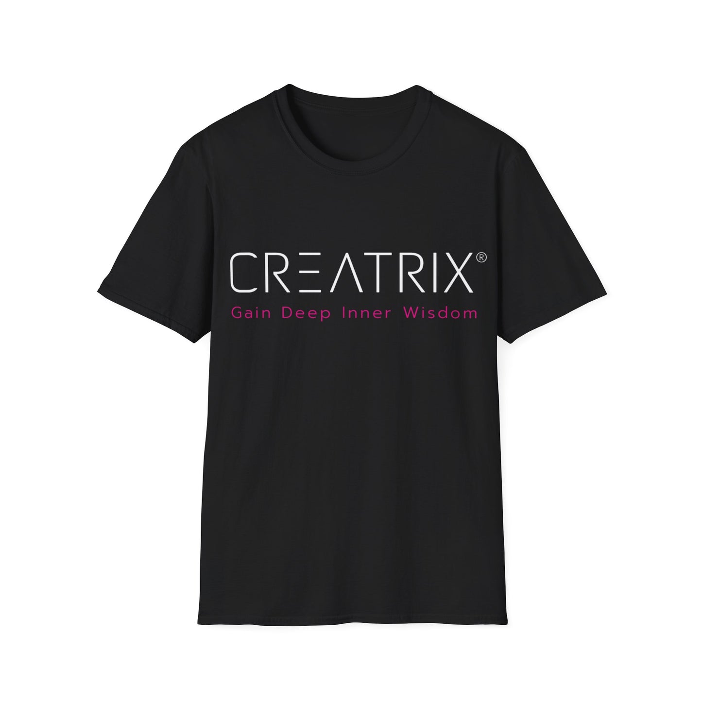 'CREATRIX® Gain Deep Inner Wisdom' White Printed Soft T-Shirt