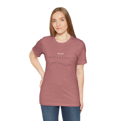 LIMITLESSNESS dot ZONE, The Painless Way Back to Wholeness, Unisex Short Sleeve Tee