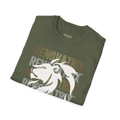 RENOVATRIX™ HIS WAY BACK TO WHOLENESS TSHIRT White Lion on Front
