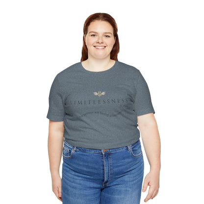 LIMITLESSNESS dot ZONE, The Painless Way Back to Wholeness, Unisex Short Sleeve Tee