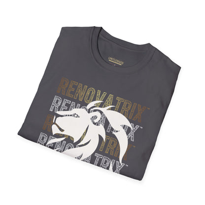 RENOVATRIX™ HIS WAY BACK TO WHOLENESS TSHIRT White Lion on Front