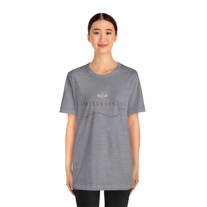 LIMITLESSNESS dot ZONE, The Painless Way Back to Wholeness, Unisex Short Sleeve Tee