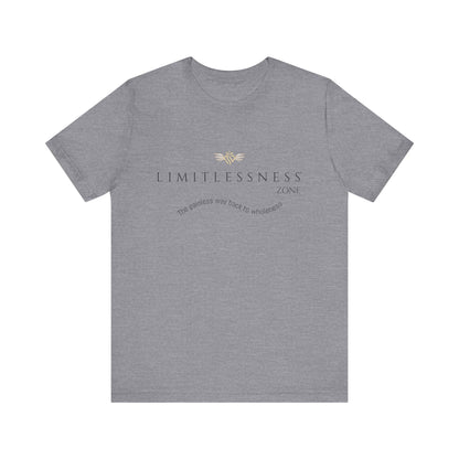 LIMITLESSNESS dot ZONE, The Painless Way Back to Wholeness, Unisex Short Sleeve Tee