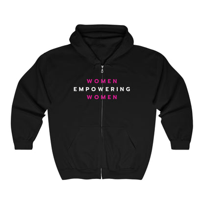 WOMEN EMPOWERING WOMEN HOODIE Unisex Heavy Blend™ Full Zip Hooded Sweatshirt