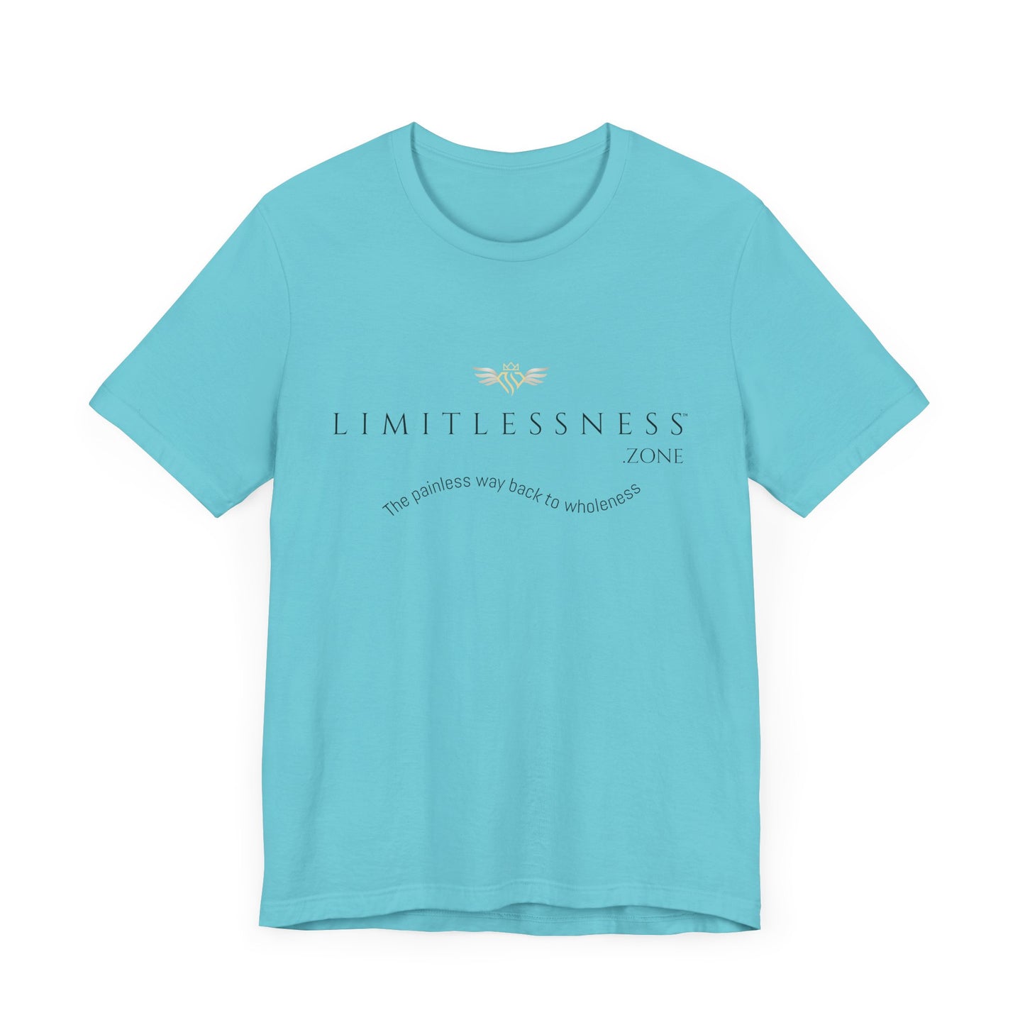LIMITLESSNESS dot ZONE, The Painless Way Back to Wholeness, Unisex Short Sleeve Tee