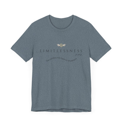 LIMITLESSNESS dot ZONE, The Painless Way Back to Wholeness, Unisex Short Sleeve Tee