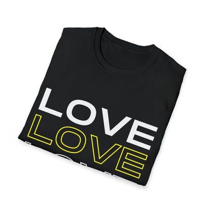 'LOVE' Printed Black T-Shirt