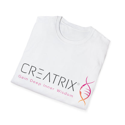 CREATRIX® GAIN DEEP INNER WISDOM White T-Shirt Printed Relaxed, Soft