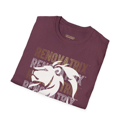 RENOVATRIX™ HIS WAY BACK TO WHOLENESS TSHIRT White Lion on Front