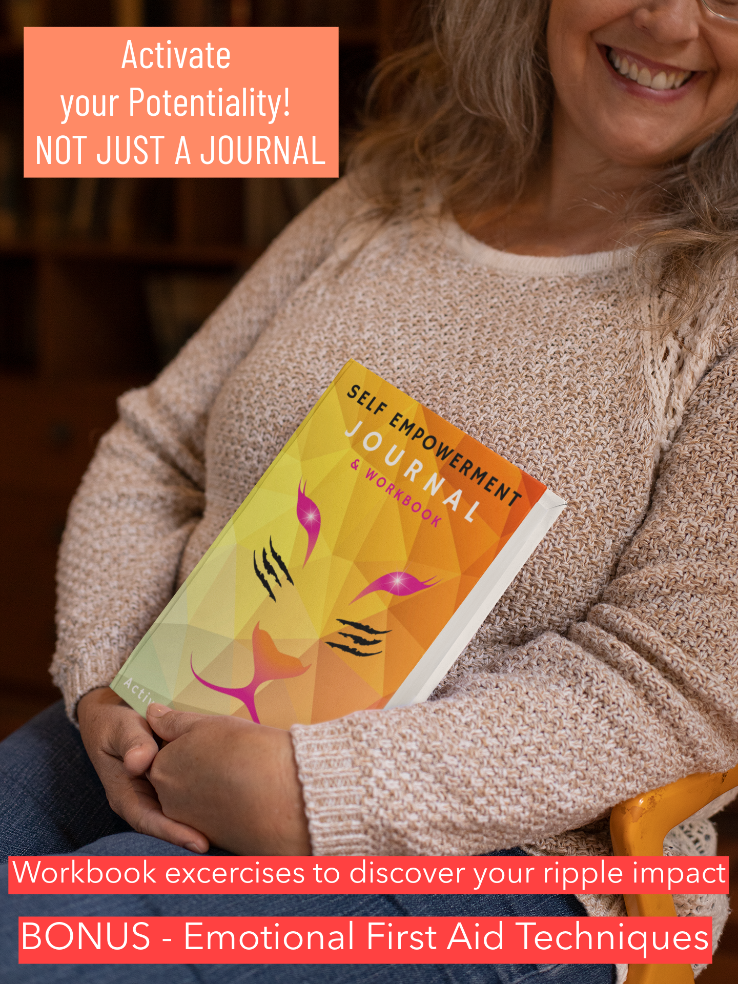 Women's Self Empowerment JOURNAL & Workbook -Go on an Adventure to a Happier You.