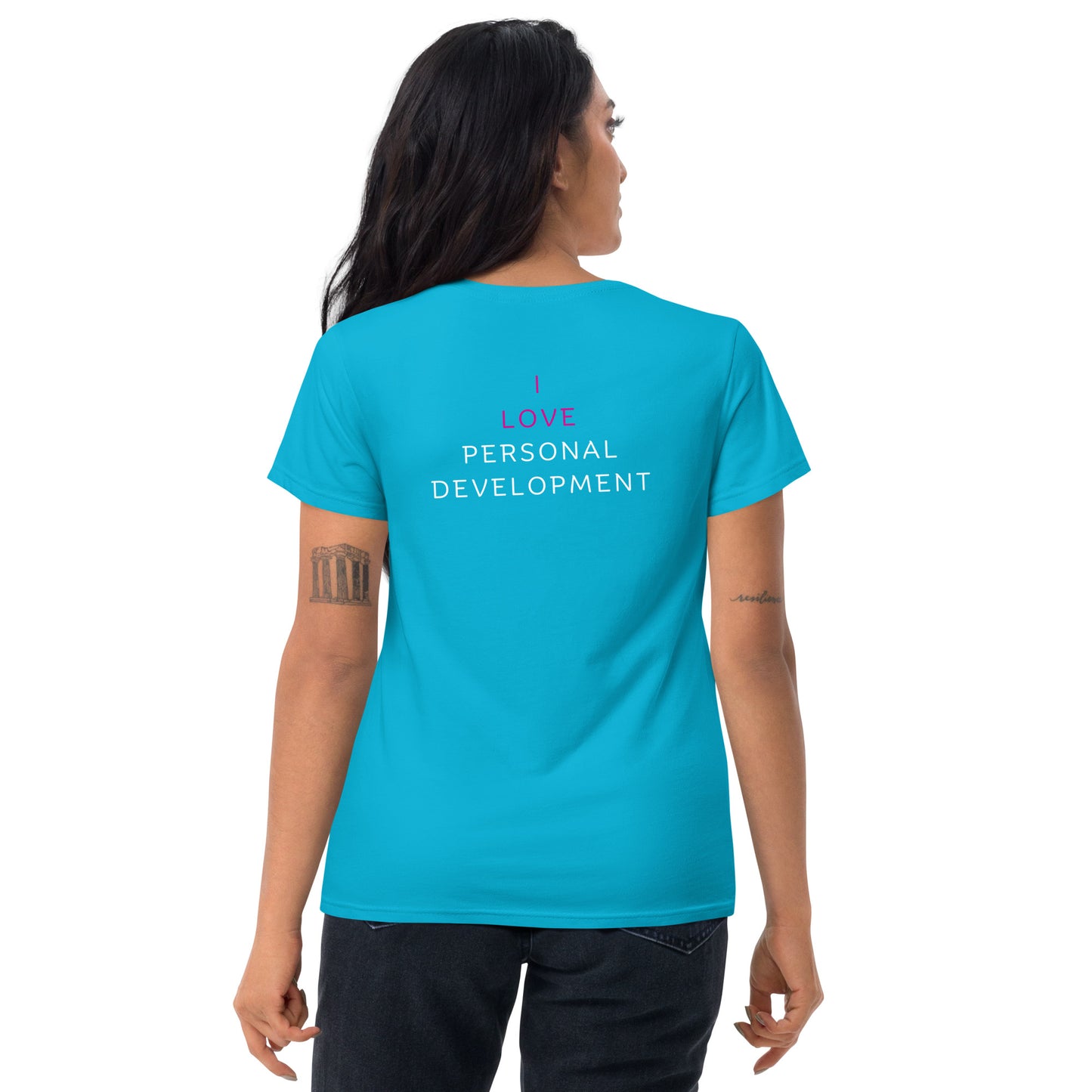 I love Personal Development - women's short sleeve t-shirt