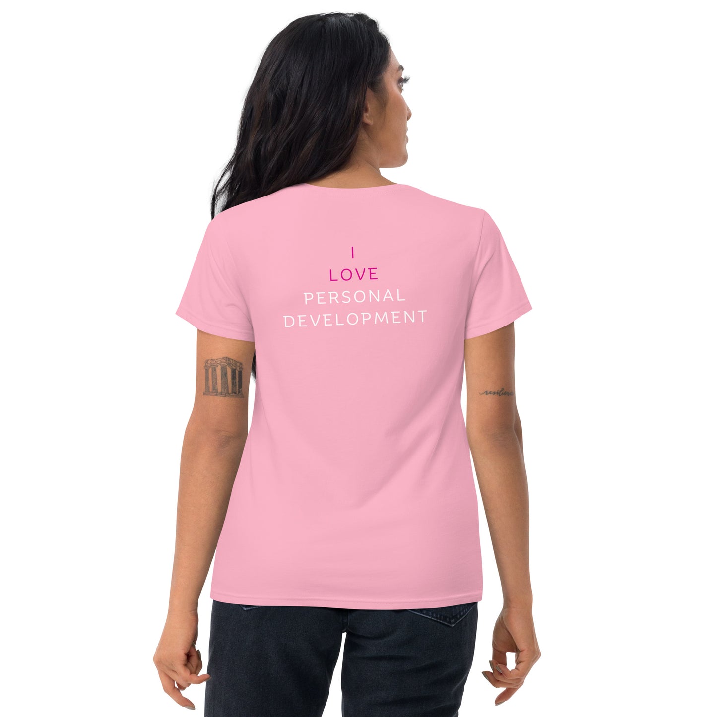 I love Personal Development - women's short sleeve t-shirt