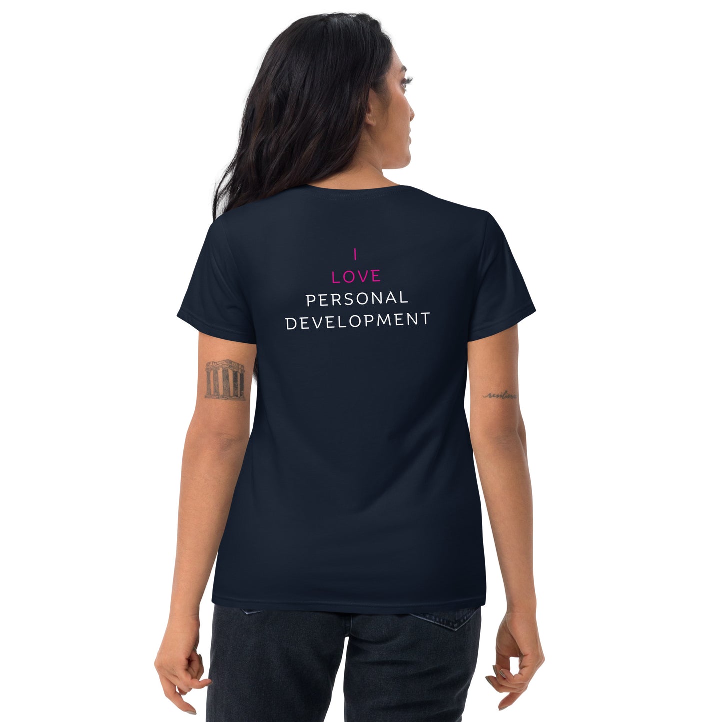 I love Personal Development - women's short sleeve t-shirt