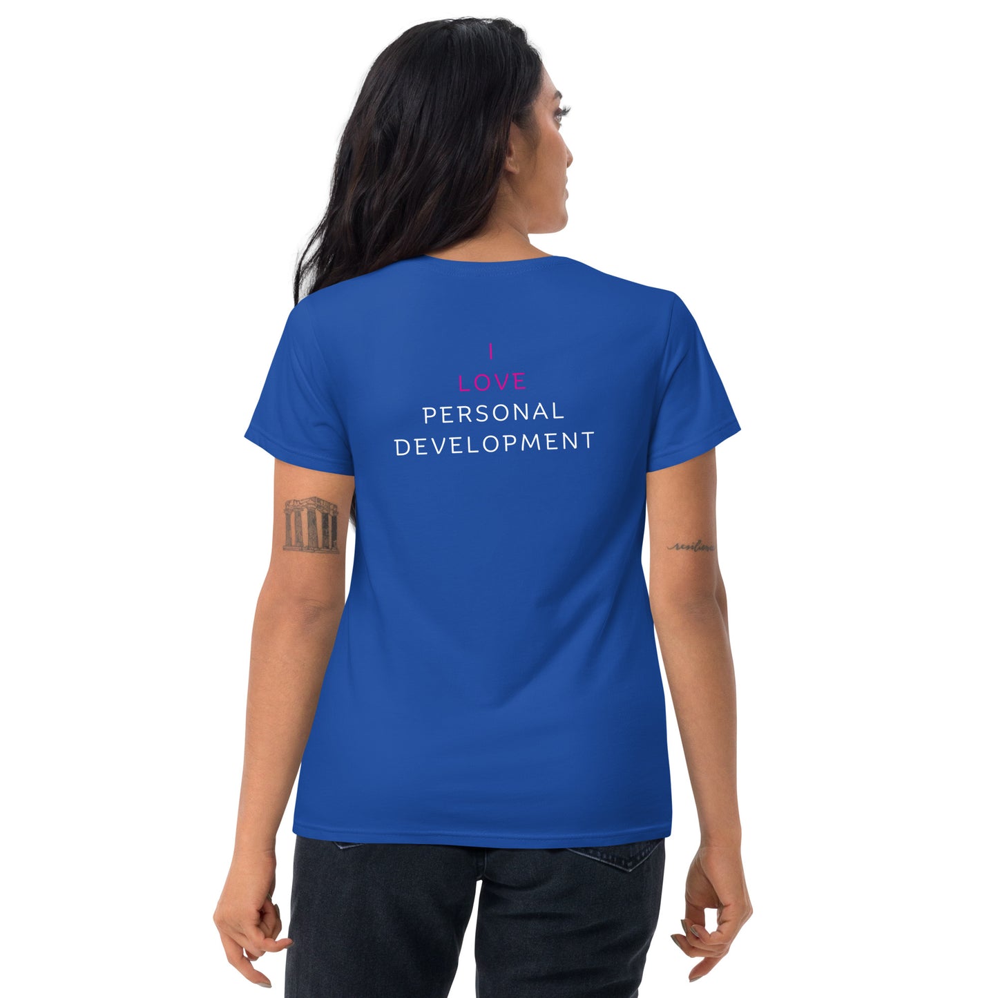 I love Personal Development - women's short sleeve t-shirt